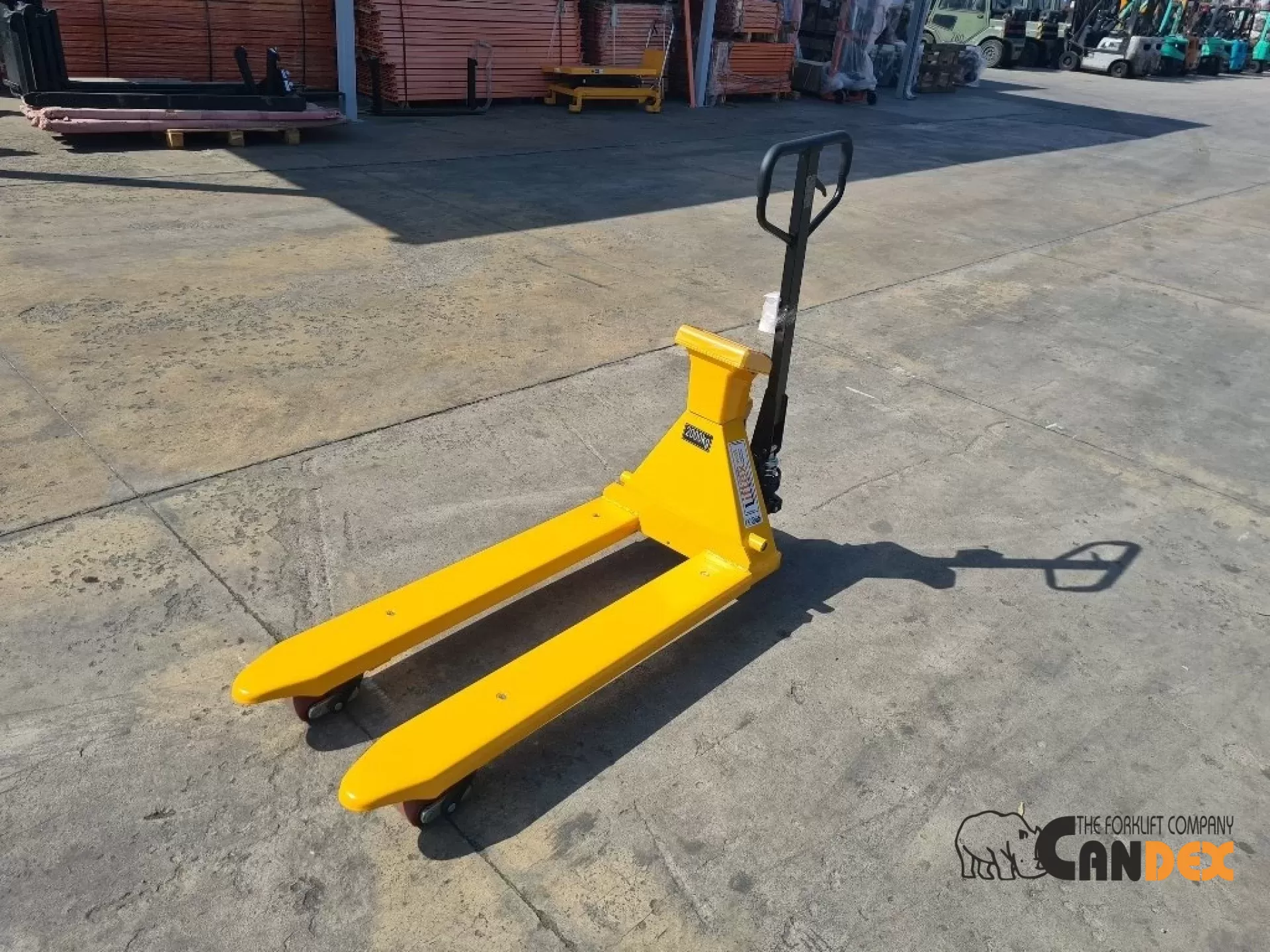 transpalet cu cantar electronic 2 tone Ecolift20 precizie de 1 kg
